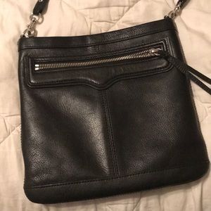 Rebecca minkoff black leather cross body